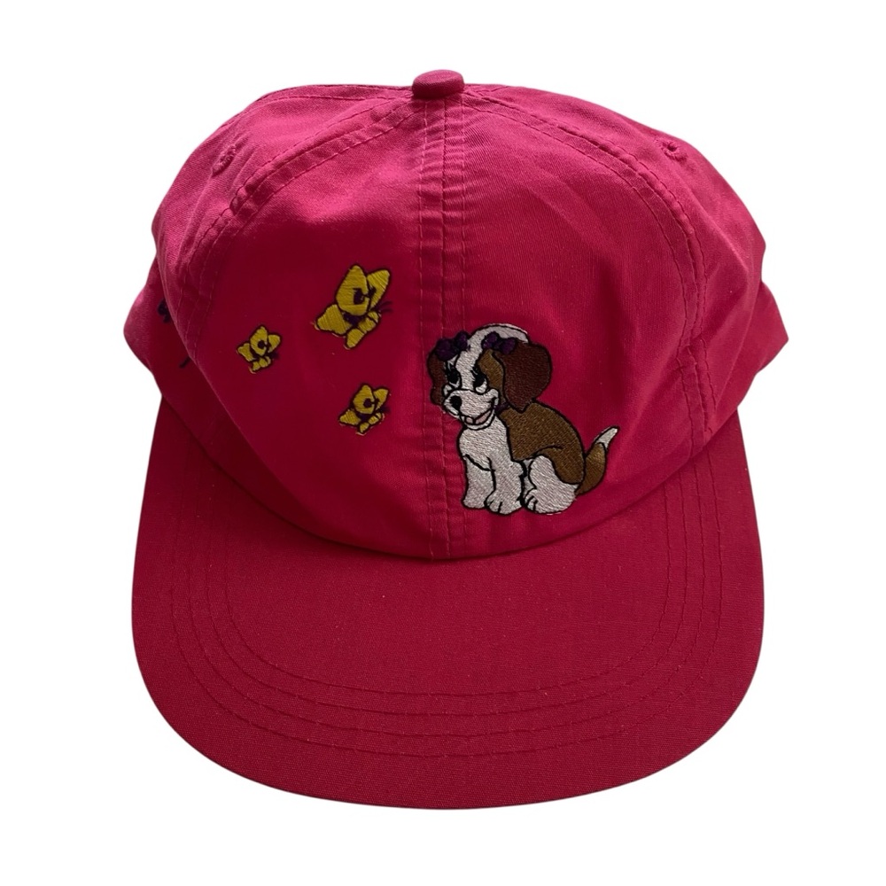 Universal Studios Hollywood Dolly Embroidered Puppy & Butterfly Hat Toddler Girl